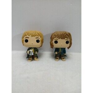 Funko Pops! The Lord Of The Rings Merry Brandybuck #528 Pippin Took #530 Lot 3"
